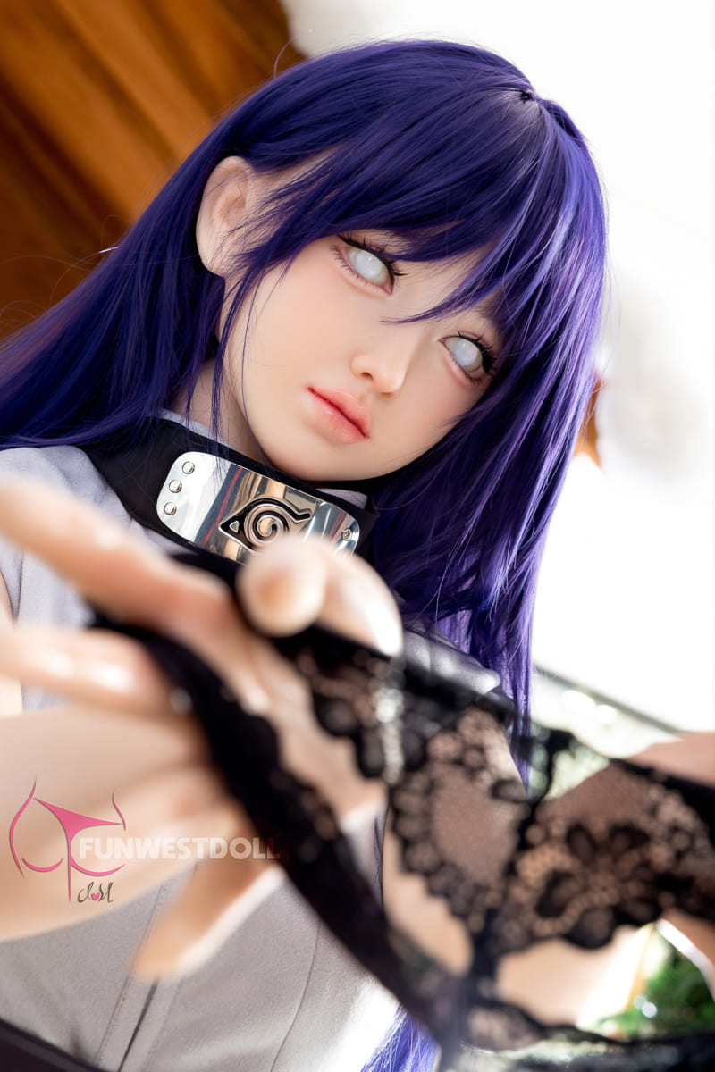 zierliche Lilahaarige Real doll