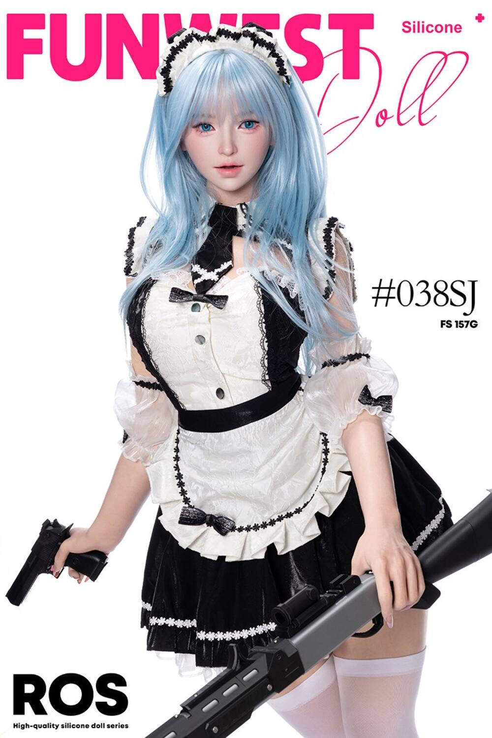FunWestDoll Privaty mit realistischer Körperform und Waffenaccessoire