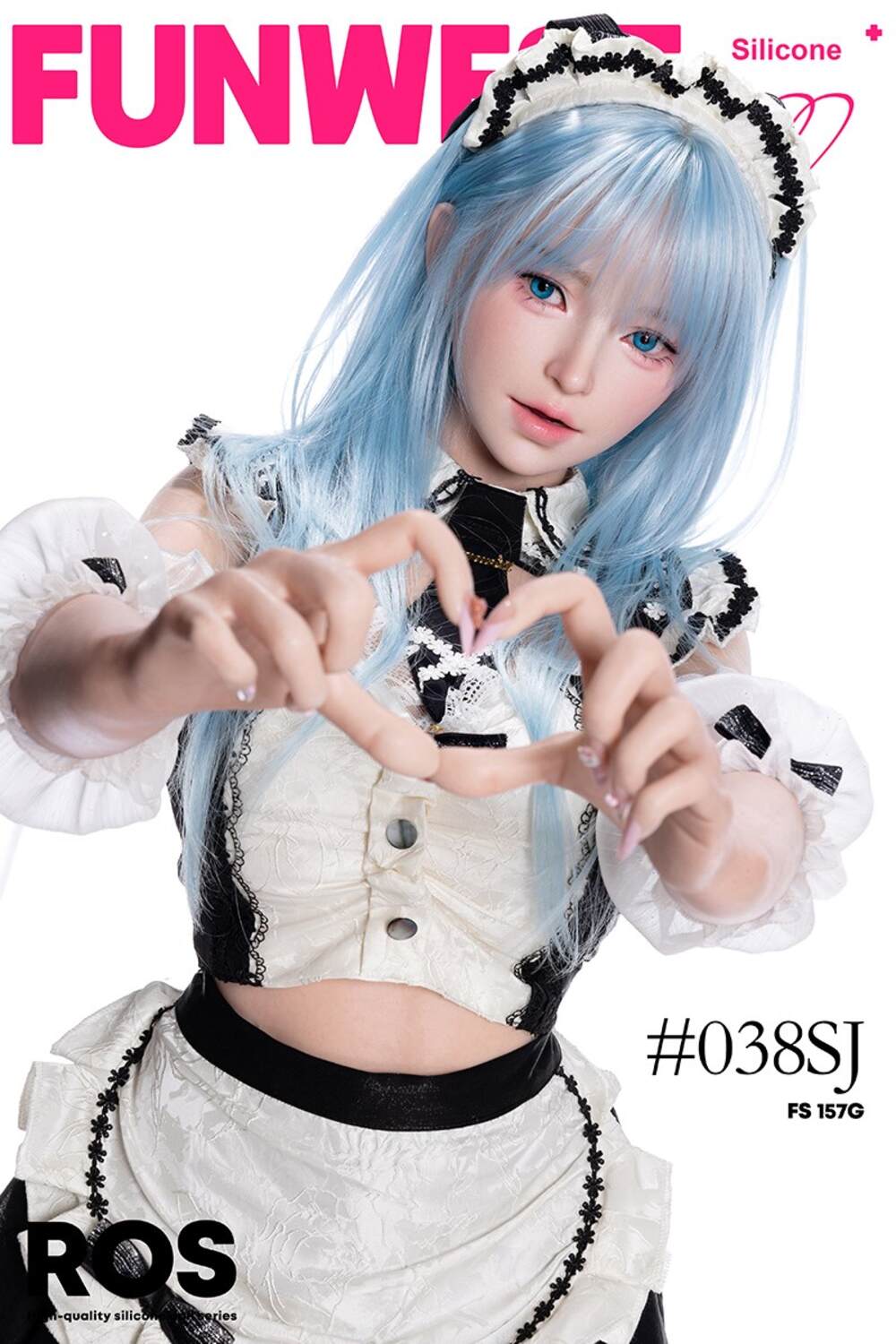 Silikon Real doll Privaty | Verführerische Anime Maid Sexpuppe