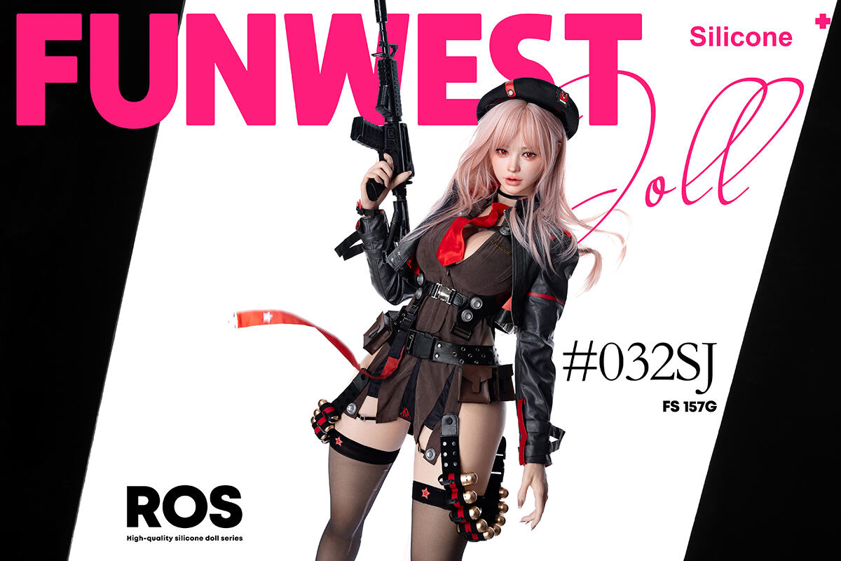 FunWestDoll Kriegerin mit Waffen und sexy Cosplay Kostüm