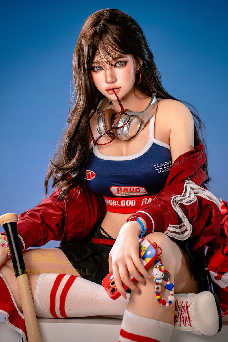 silikon Sexpuppe Nora | Stilvolle Baseball Sportliche Sex doll