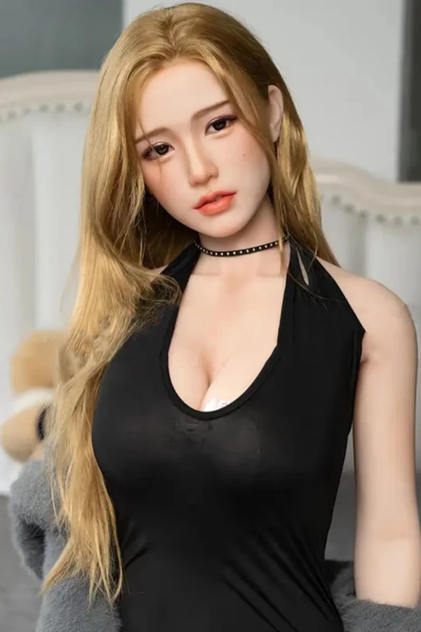 Lebensechte blonde sanft schlanke sex doll